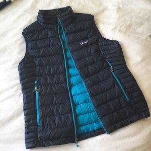 Women’s Dark Blue Patagonia Down Vest